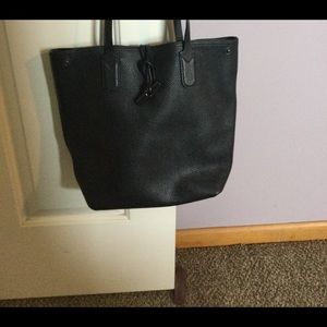 Longchamp Leather Vertical Tote